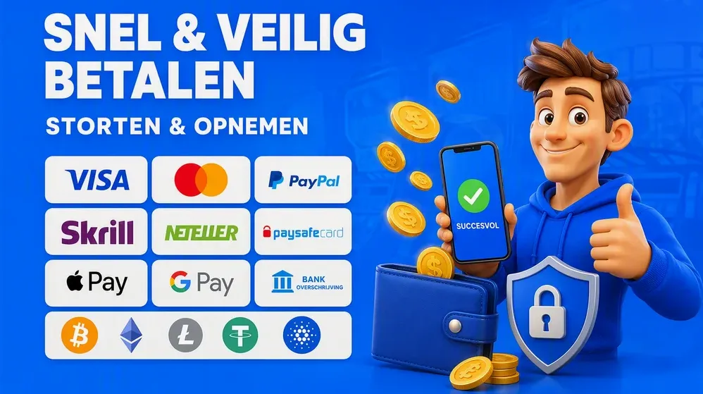 betaallogos Visa Mastercard crypto e-wallets rij