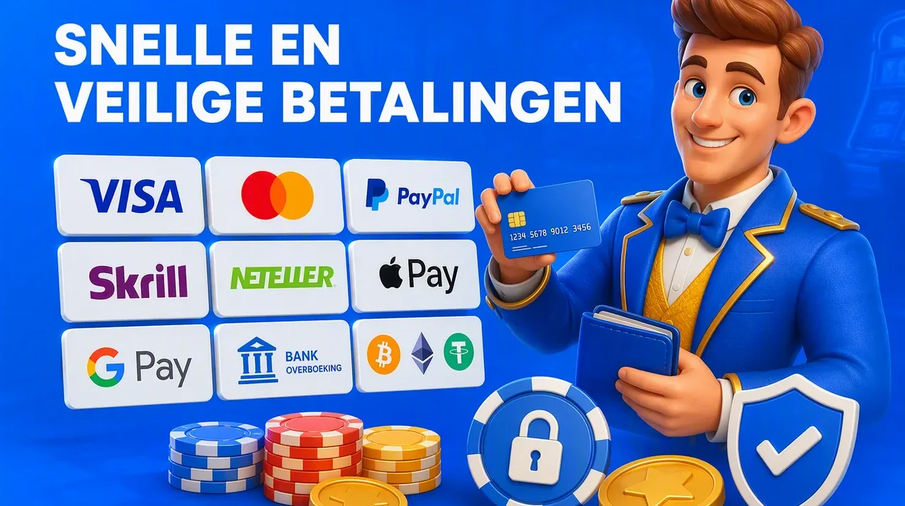 Betaalmethoden bij 30Bet Casino — Veilig Storten en Uitbetalen
