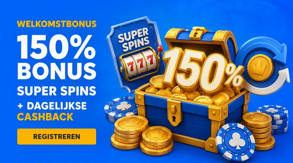 Bonuspakket met munten, Super Spins en cashback symbolen